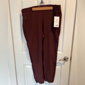 Athleta lined joggers nwt size 16